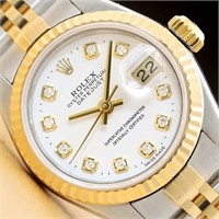 Rolex Datejust Ladies Diamond Watch