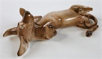 Rosenthal Germany Dachshund On Back Figurine