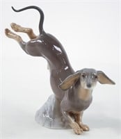 Lladro Porcelain "Dachshund" Figurine #8317