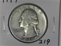 1947 Washington Quarter