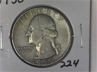 1950 Washington Quarter