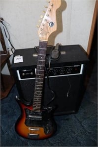 Guitar & amplifier