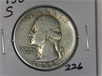 1950-S Washington Quarter