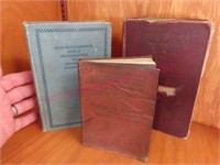 3 Antique books