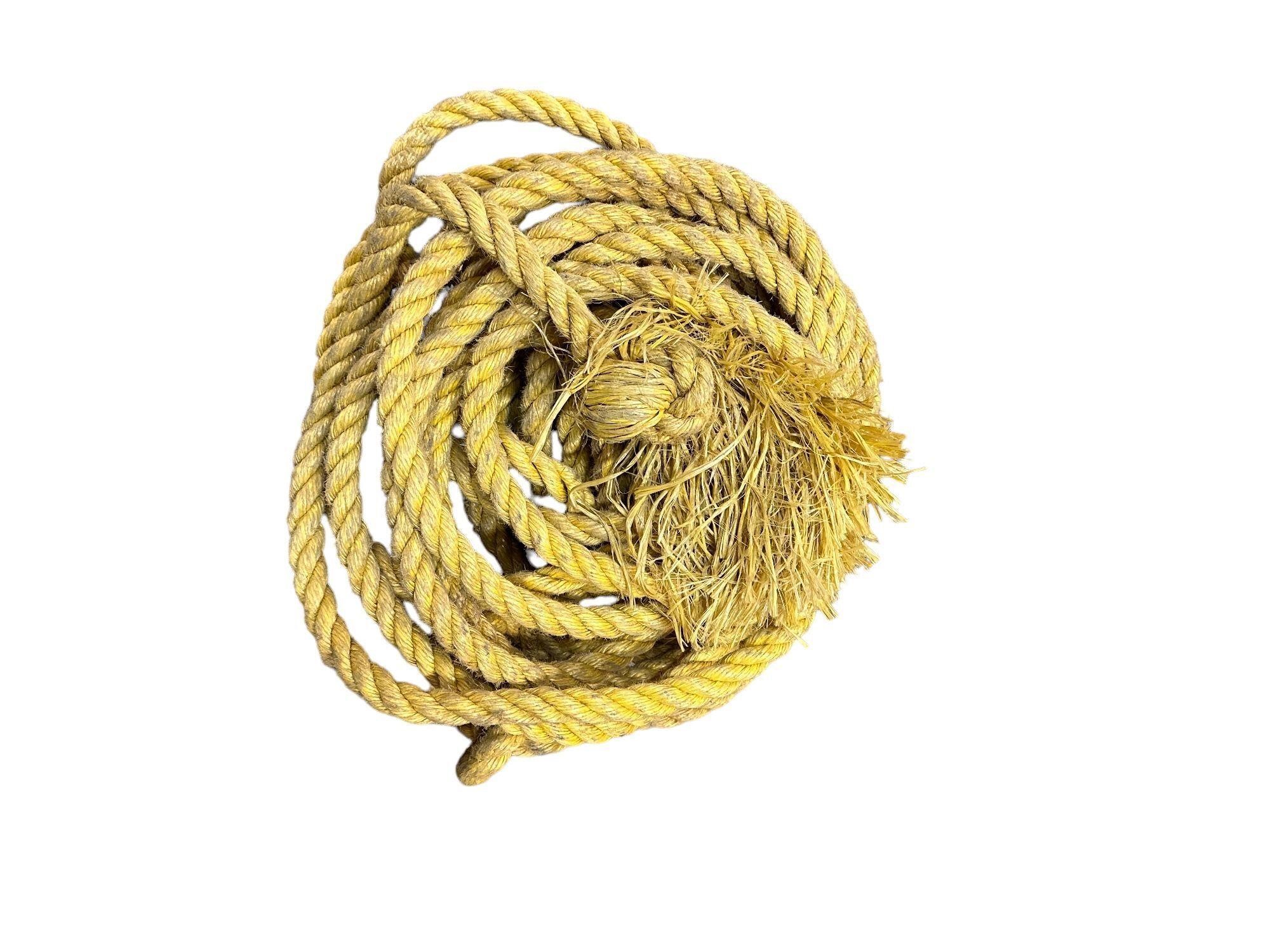 Long Yellow Nautical Rope