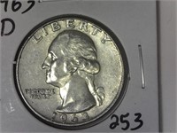 1963-D Washington Quarter