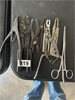 Wire Strippers and Snap Ring Pliers