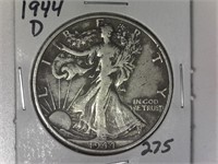 1944-D Walking Liberty Half Dollar