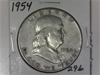 1954 Franklin Half Dollar