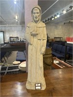 Stone Saint Francis statue