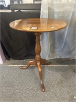 Small round side table