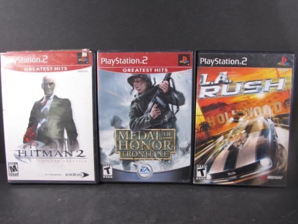Three Different PlayStation 2 Games