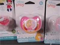 Disney Baby Pacifiers with Covers - 3 Different