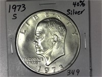 1973-S 40% Silver Ike Dollar