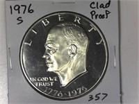 1976-S Clad Proof Ike Dollar