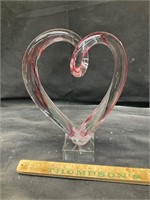 Art glass heart