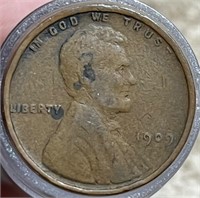 Tube of 1909-1919 Wheat Cents