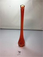 MID CENTURY VIKING GLASS VASE 14 inches tall