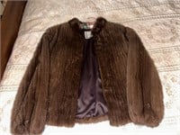 Saga mink fur coat size large