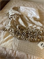 Place mats and bed skirt