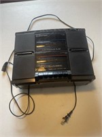 Emerson dual cassette radio