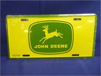 John Deere License Plate