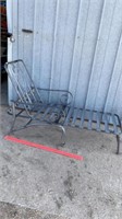 Wrought Iron Lounge Chair