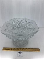 CRYSTAL COMPOTE BOWL