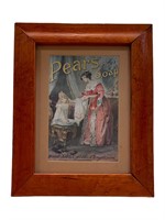 Framed Pears Soap Advertising Wall Art Piece