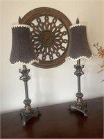 2 decorative lamps - both work