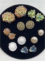 Hobe, Haskell, Weiss & other vintage earrings