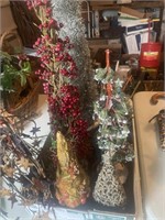 Small decorative Christmas trees