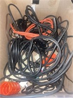 Small electrical cords, electric cord pieces,
