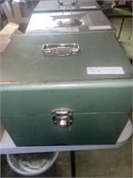 Metal green filing box