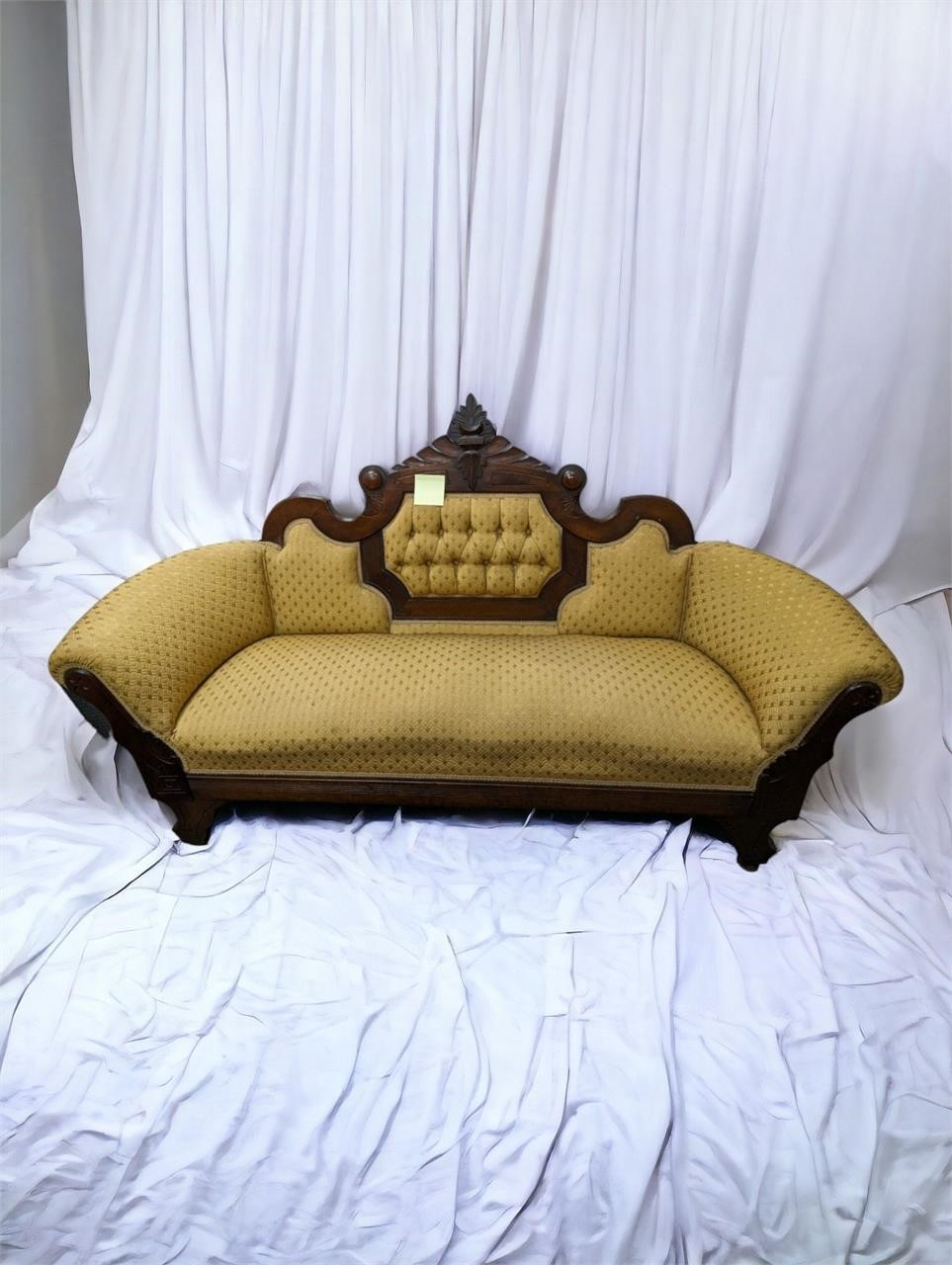 Empire Victorian 1800s Mahogany Sofa