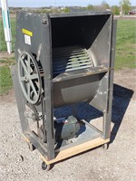 Large Squirrel Cage Blower/Fan setup for Shop