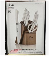 Cangshan 8-Pc Knife Block Set , White