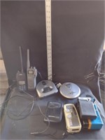 Mixed Lot of Walkie Talkies, CD Player