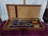 Steel Tuning Forks in Wood Case