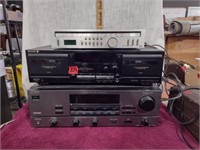 SONY Stereo Componets-Duel Tape Deck, Tuner
