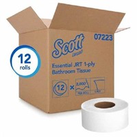 Scott JRT Jr Jumbo Roll Bath Tissue Case-12 Rolls