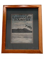 Framed "Country Life" Wall Art Piece