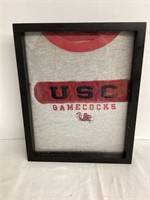 South Carolina Gamecocks Shirt in Shadowbox
