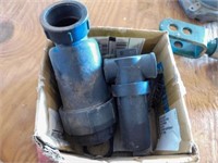 Box of sprayer parts