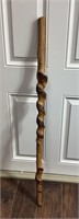 Spiral Wood Walking Stick