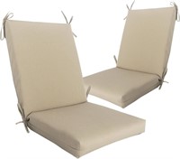 NEW $110 High Back Chair Cushions set of 2