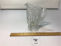 L E SMITH VINTAGE MOON & STARS CLEAR GLASS LARGE