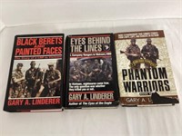 Three Gary A. Linderer Vietnam Books