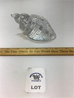 WATERFORD CRYSTAL CONCH SEA SHELL PAPERWEIGHT