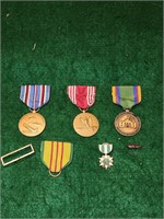 Vtg Military Medals Lot